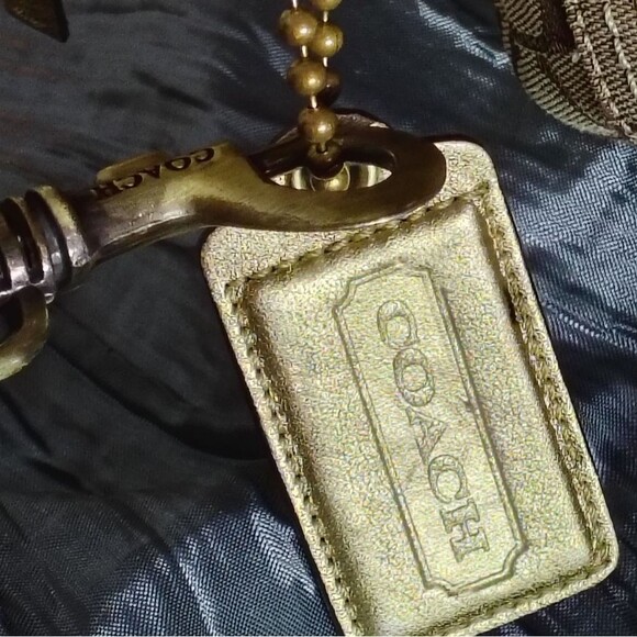 Coach Signature Metallic Gold Hobo Bag – 2003 Y2K Archive, Pristine Vintage Cond - Picture 4 of 12